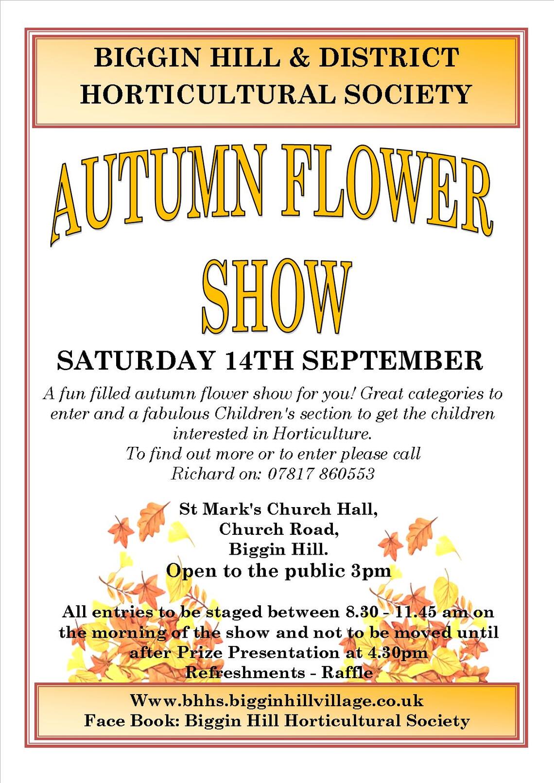 BHHS Autumn Flower Show