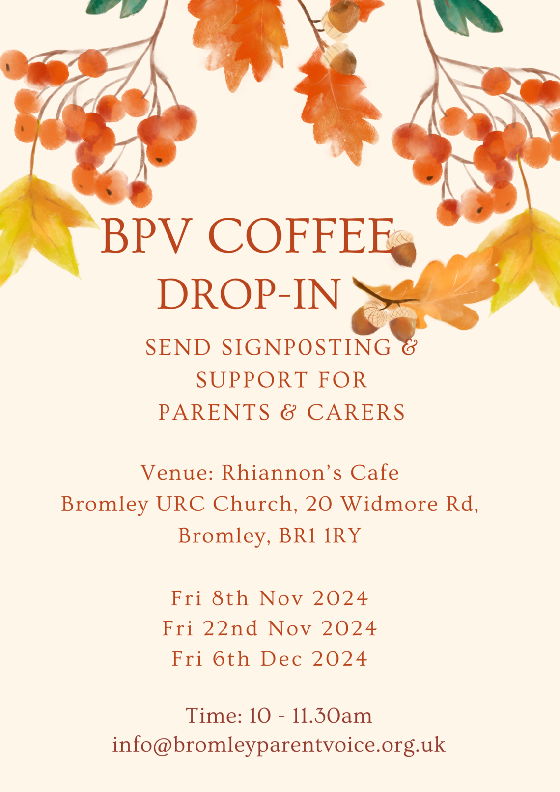 BPV Cofee Drop in