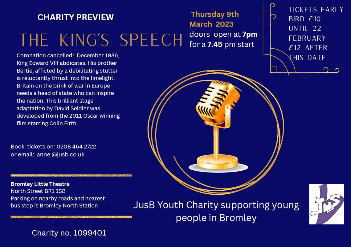 Charity preview of the Kings Speech event image