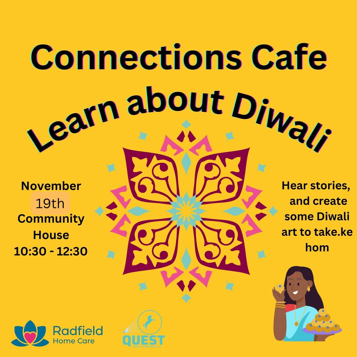 Connections Cafe: Diwali event image