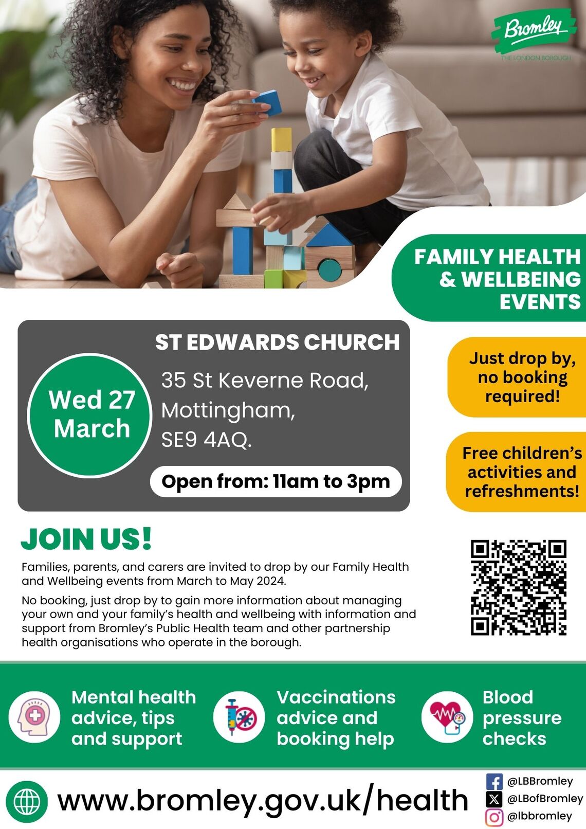 Family health and wellbeing event - Mottingham