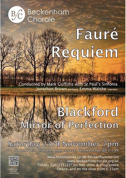 Faure and Blackford Beckenham Chorale Concert