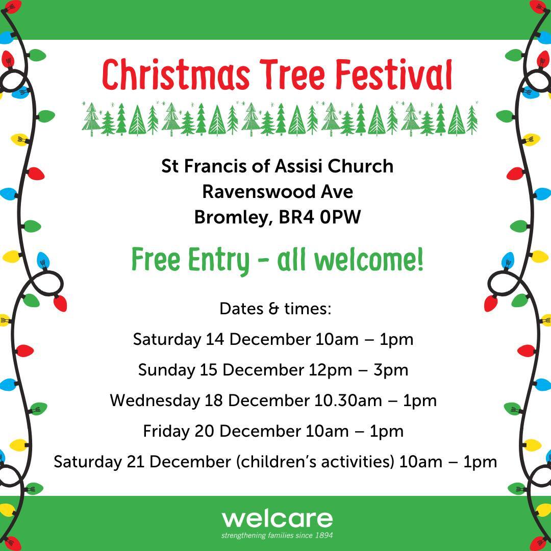 St Francis of Assisi Church Christmas tree festival