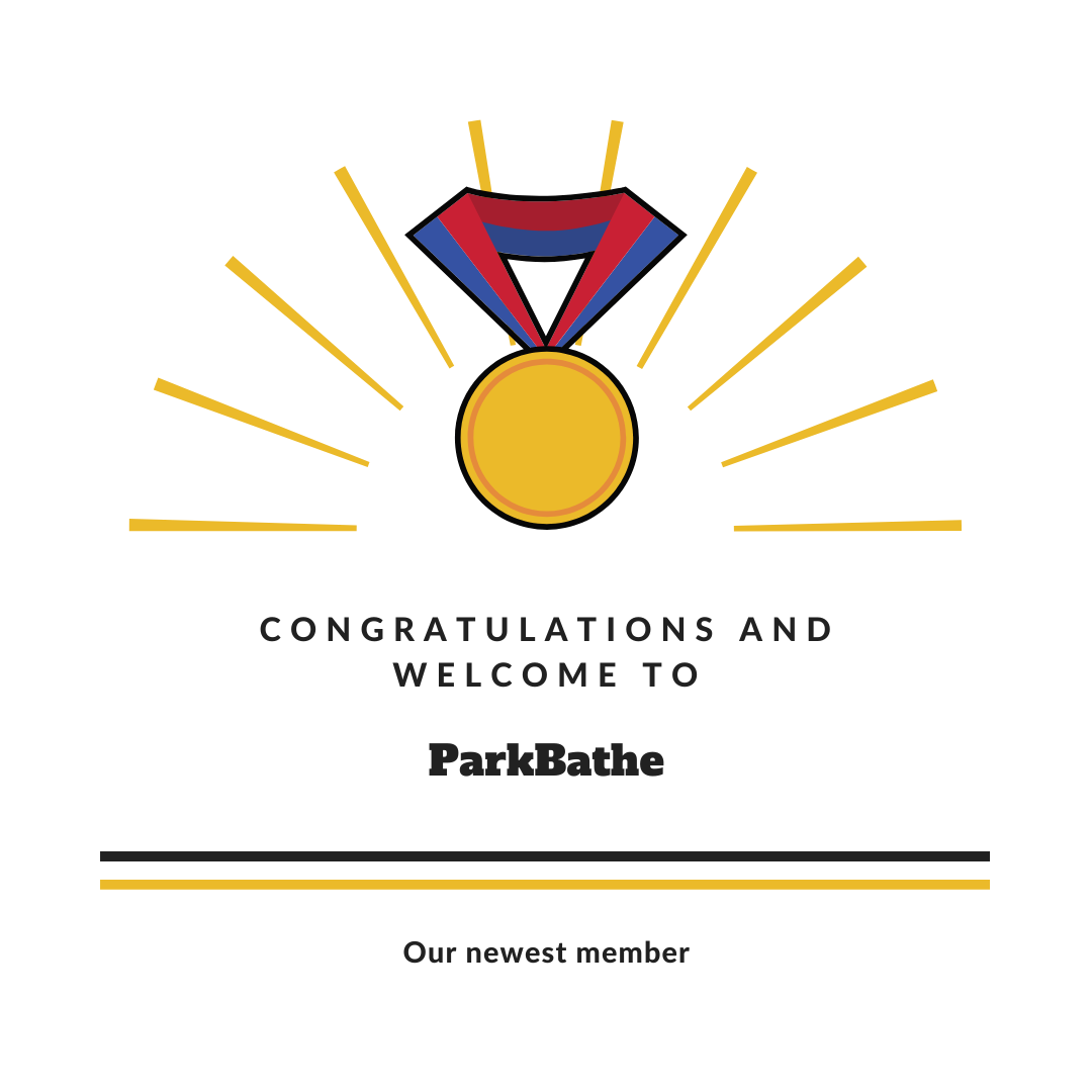 Congratulations and welcome to our newest member, ParkBathe